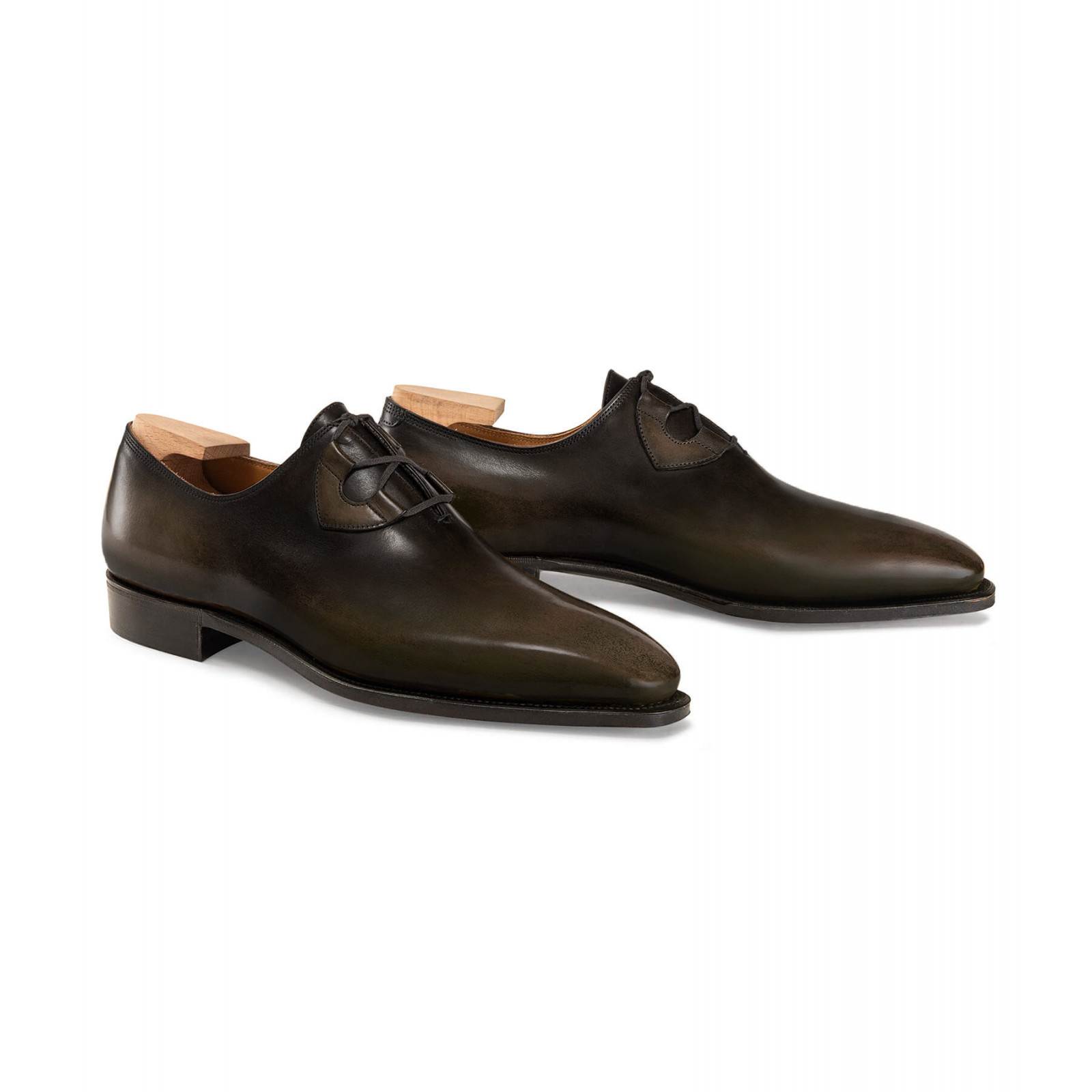 Derbies Corthay Fantomas En Cuir Noir - Taille 42.5 EU (8.5 UK), Occasion